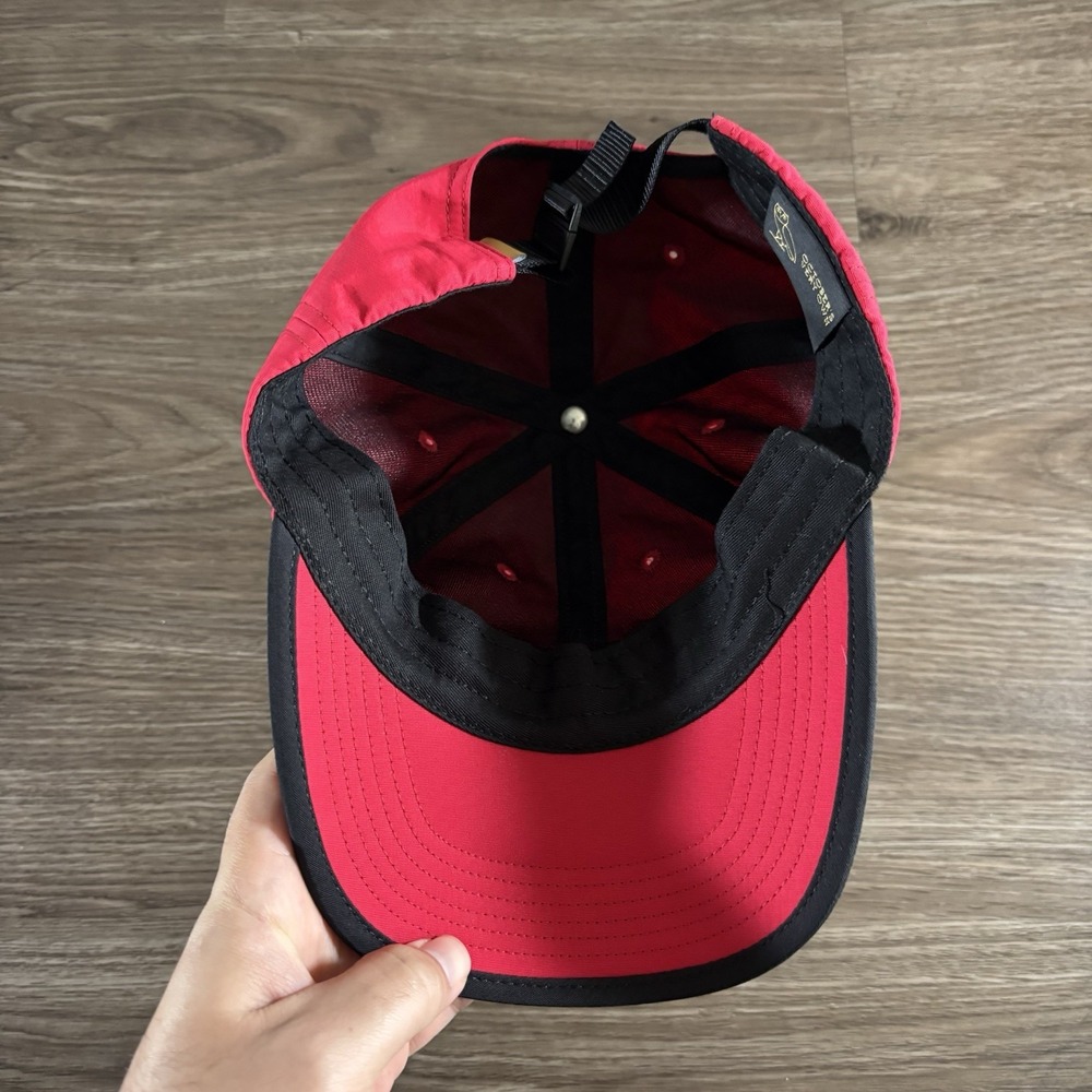 OVO October's Very Own Drake Red 100% Nylon Made In USA Hat - Picture 2 of 5